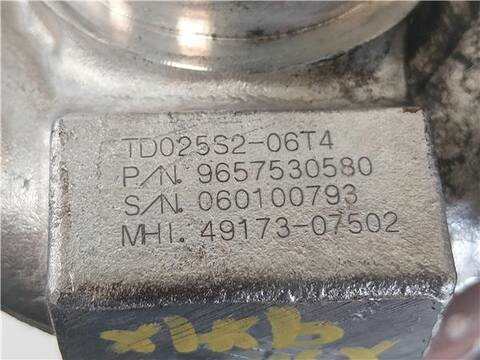 Foto 3ª: Turbocompresor Citroen Xsara 1.6 HDI PICASSO 90CV 66KW [D-9HX] (2008)