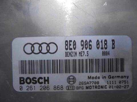 Foto 4ª: Centralita Motor ECU Audi A4 1.8 T BERLINA 150CV 110KW [AVJ] (2001)