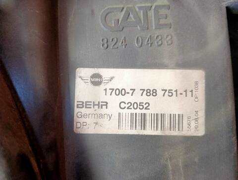 Foto 2ª: Electroventilador Mini Mini 1 16V TD CAT 75CV (2001)