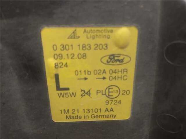 Foto 3ª: Faro Izquierdo Ford Galaxy 1.9 TREND [1.9 LTR. - 110 KW TDI CAT] [BTB]