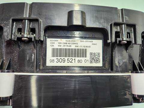 Foto 3ª: Cuadro de Instrumentos Citroen Berlingo SHINE M 131CV 96KW [YH01] (2020)