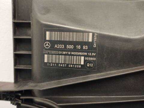 Foto 2ª: Electroventilador Mercedes Clase C 160 C 220 CDI LA) 203.708) COUPE 150CV 110KW [OM646963] (2006)