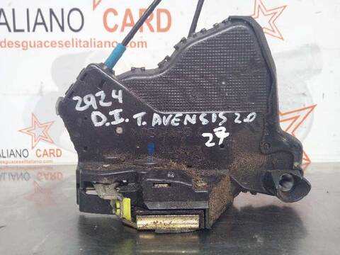 Cerradura Puerta Delantera Izquierda Toyota Avensis 2.0 D4-D EXECUTIVE SEDAN 4-PTAS) BERLINA 116CV 85KW