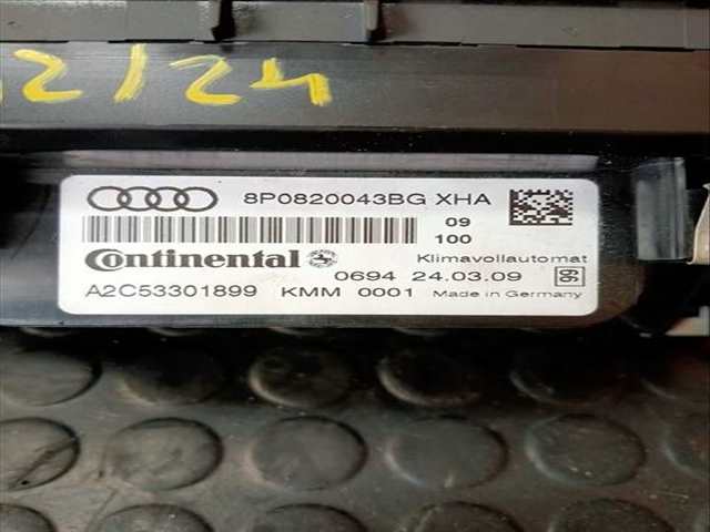 Foto 2ª: Mando Climatizador Audi A3 1.2 TFSI AMBIENTE 105CV (2004)