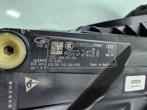 Foto 3ª: Faro Derecho Audi Q3 35 TDI BASICO 150CV 110KW [DTSB] (2021)