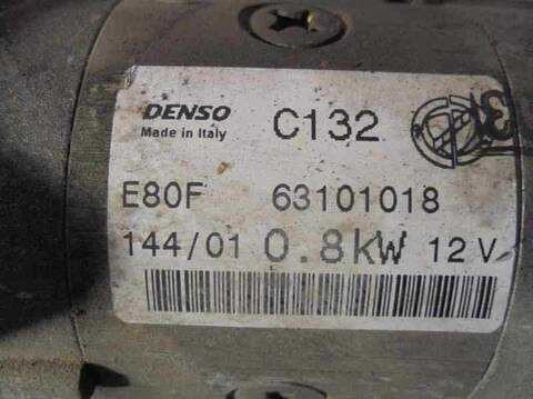 Foto 4ª: Motor de Arranque Fiat Punto 1.2 CAT BERLINA 60CV 44KW [188A4000] (2001)