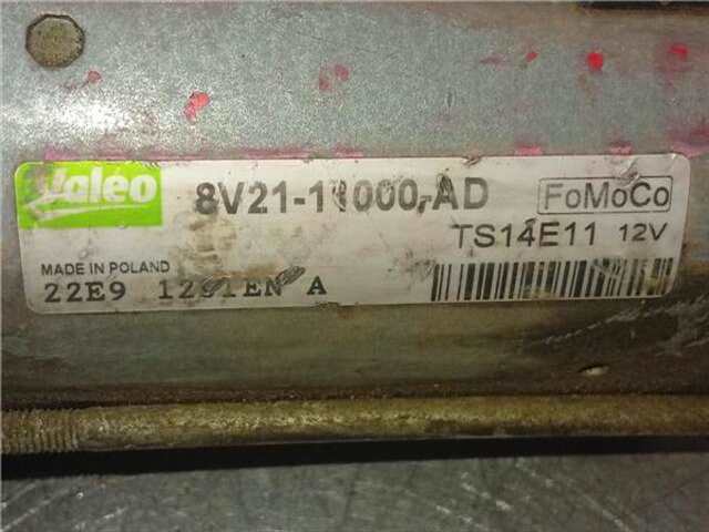 Foto 2ª: Motor de Arranque Ford Fiesta 1.4 AMBIENTE [1.4 LTR. - 50 KW TDCI CAT] [F6JB]