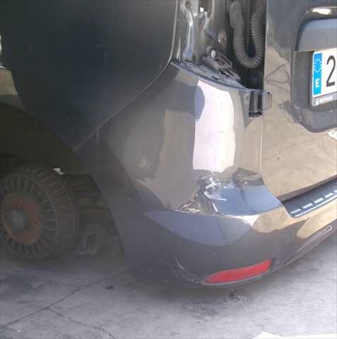 Foto 2ª: Paragolpes Trasero Dacia Dokker 1.5 DCI 2012- [K9KC6] (2015)