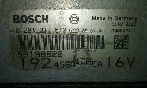 Foto 2ª: Centralita Motor ECU Fiat Stilo 1.9 MULTIJET 140 M.SCHUMACHER 140CV 103KW [192A5000] (2005)