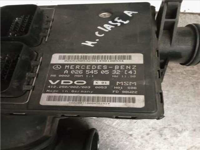 Foto 3ª: Centralita Motor ECU Mercedes Clase A 140 1.6 160 (168.033) [1.6 LTR. - 75 KW CAT] [M 166.960]