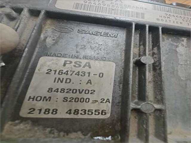 Foto 2ª: Centralita Motor ECU Peugeot 206 1.4 XS-LINE [1.4 LTR. - 55 KW] [KFX / TU3JP]