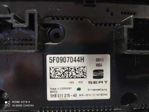 Foto 3ª: Mando Calefacción A. A. Seat Leon ERENCE 105CV 77KW [CLH] (2015)