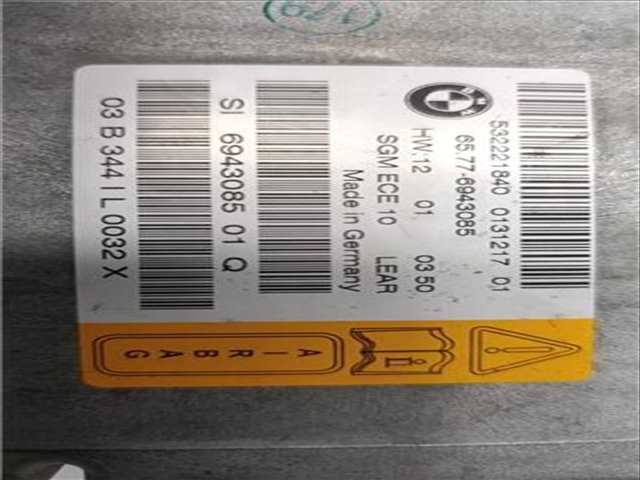 Foto 2ª: Centralita Airbag Bmw Serie 5 518 2.5 525D [2 5 LTR. - 130 KW 24V TD CAT] BERLINA 177CV