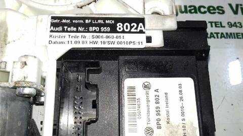Foto 2ª: Elevalunas Eléctrico Delantero Izquierdo Audi A3 2.0 FSI AMBITION 150CV 110KW [AXW]