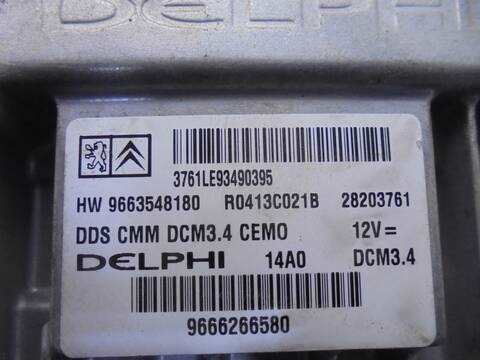 Foto 3ª: Centralita Motor ECU Citroen C5 BUSINESS BERLINA 140CV 103KW [RHF] (2010)
