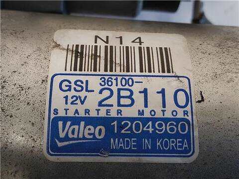 Foto 3ª: Motor de Arranque Kia Carens 1.6 BASIC 135CV 99KW [G4FD] (2015)