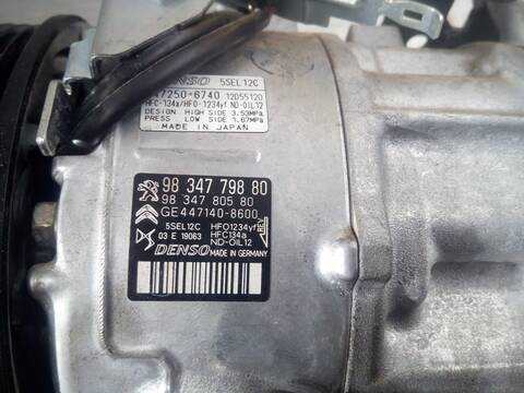 Foto 2ª: Compresor Aire Acondicionado Peugeot 208 ALLURE 101CV 74KW [HN05/PSA] (2021)