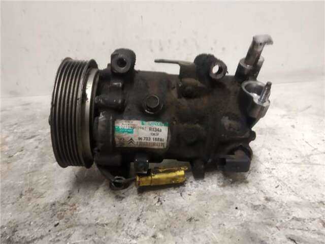Foto 2ª: Compresor Aire Acondicionado Peugeot 207 1.6 SPORT [1.6 LTR. - 80 KW HDI FAP CAT (9HZ - DV6TED4)] [9HZ / DV6TED4]