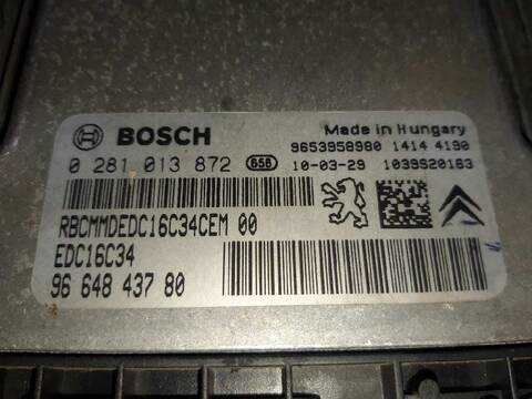 Foto 3ª: Centralita Motor ECU Peugeot 308 SPORT 109CV 80KW [9HZ (DV6TED4)] (2010)