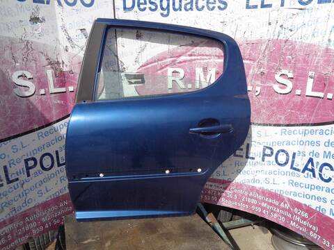 Puerta Trasera Izquierda Peugeot 207 CONFORT 68CV 50KW