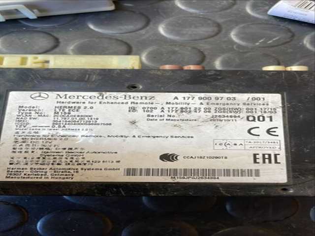 Foto 3ª: Centralita Motor ECU Mercedes Clase A 140 1.5 CDI CAT 109CV (2012)