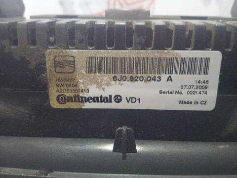 Foto 2ª: Mando Climatizador Seat Ibiza STYLANCE - STYLE 90CV 66KW [BXJ] (2009)