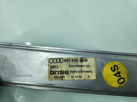 Foto 2ª: Elevalunas Manual Trasero Derecho Audi Q5 3.0 TDI 239CV 176KW [CCWA] (2009)