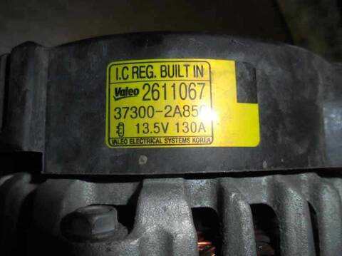 Foto 4ª: Alternador Kia Carens BASIC 116CV 85KW [D4FD] (2015)