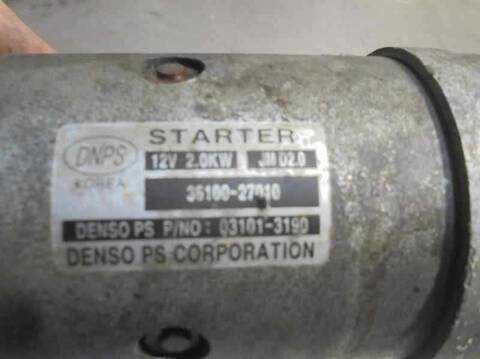 Foto 3ª: Motor de Arranque Kia Carens CONCEPT 140CV 103KW [D4EA] (2007)