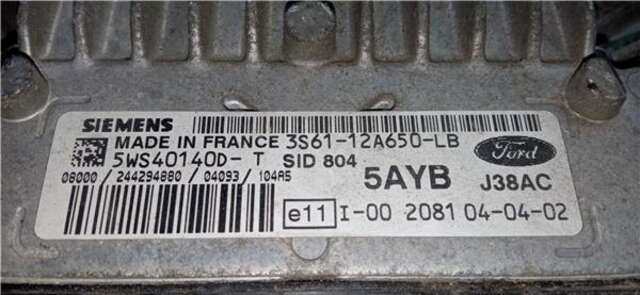 Centralita Motor ECU Ford Fiesta 1.4 AMBIENTE [1.4 LTR. - 50 KW TDCI CAT]