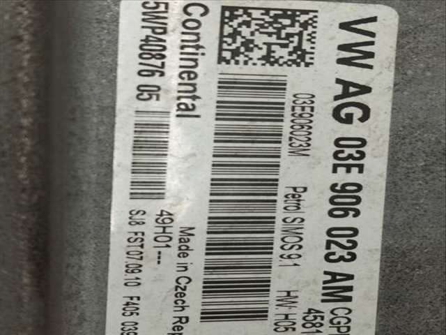 Foto 4ª: Centralita Motor ECU Seat Ibiza EMOCION 60CV 44KW [CGP] (2010)