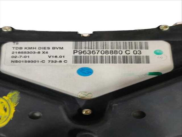 Foto 3ª: Cuadro de Instrumentos Peugeot 307 2.0 HDI 110 (2002)