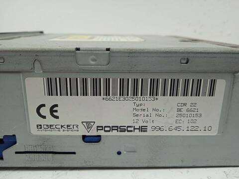 Foto 3ª: Sistema Audio Radio CD Porsche Boxster BASICO 220CV 162KW [M9622] (2002)