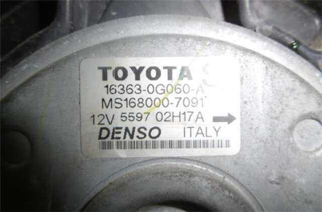 Electroventilador Toyota Corolla 2.2 D-4D SOL [2.2 LTR. - 100 KW TURBODIESEL CAT]