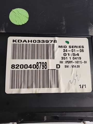 Foto 3ª: Cuadro de Instrumentos Renault Megane 1.9 D [D/F9Q E8] (2006)