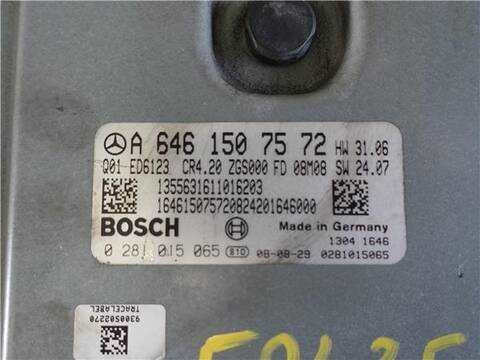 Foto 3ª: Centralita Motor ECU Mercedes Vito 109 CDI 88CV 65KW FURGON [OM 646.980] (2008)