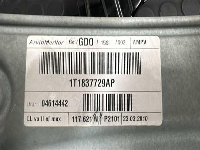 Foto 3ª: Elevalunas Eléctrico Delantero Izquierdo Volkswagen Touran 2.0 TDI [D/BKD] (2005)