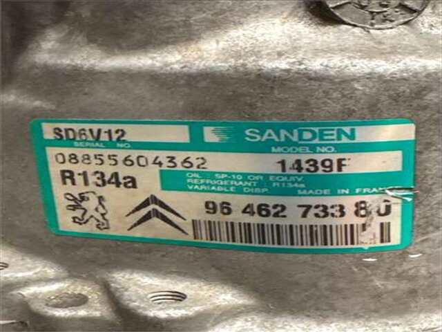 Foto 2ª: Compresor Aire Acondicionado Citroen C3 1.4 HDI 70 [8HZ (DV4TD)]