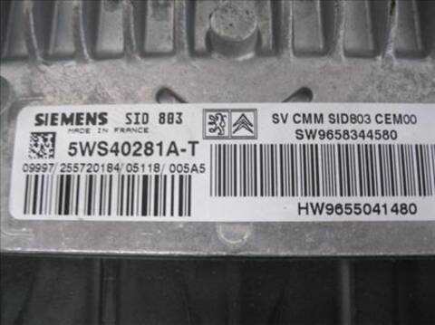 Foto 3ª: Centralita Motor ECU Citroen C4 2.0 HDI BERLINA 136CV 100KW [RHR (DW10BTED4)] (2006)