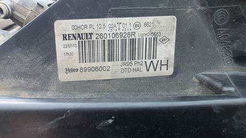 Foto 2ª: Faro Derecho Renault Scenic PRIVILEGE 131CV 96KW (2013)