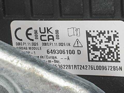 Foto 2ª: Kit Airbag Dacia Sandero EXPRESSION (2022)