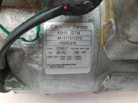 Compresor Aire Acondicionado Nissan Qashqai 1.6 DCI