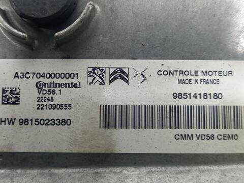 Foto 2ª: Centralita Motor ECU Citroen C4 HN05 BERLINA (2022)