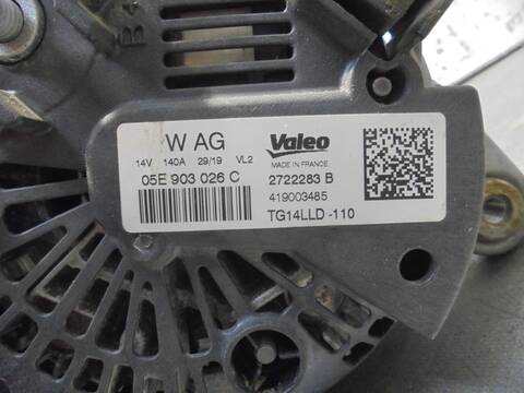Foto 2ª: Alternador Skoda Fabia ACTIVE 95CV 70KW [DKL] (2019)