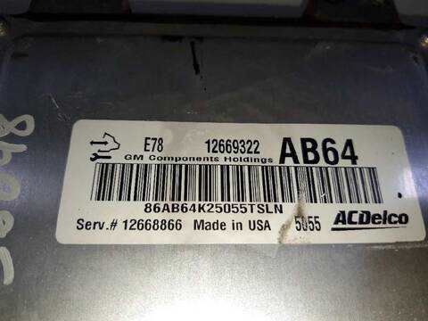 Foto 3ª: Centralita Motor ECU Opel Adam UNLIMITED ECOFLEX 87CV 64KW [B14XER] (2015)