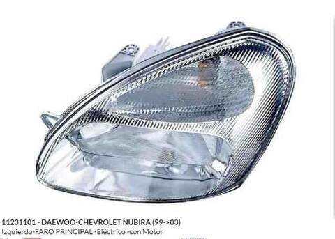 Faro Izquierdo Daewoo Nubira 106CV 78KW