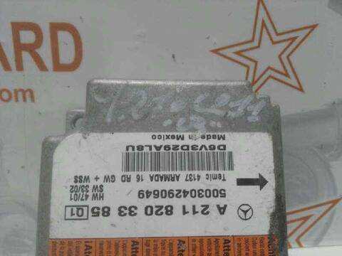 Foto 2ª: Centralita Airbag Mercedes Clase E 180 BERLINA 224CV 165KW (2002)