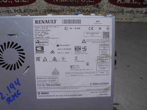 Foto 4ª: Sistema Audio Radio CD Renault Clio BUSINESS 86CV 63KW [K9K] (2020)