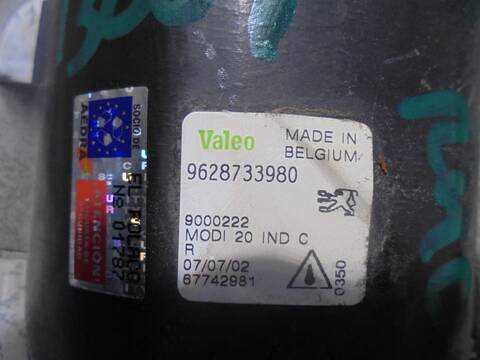 Foto 3ª: Faro Antiniebla Delantero Derecho Peugeot 206 XS BERLINA 75CV 55KW [KFW] (2002)