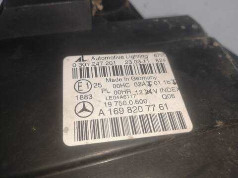 Foto 2ª: Faro Izquierdo Mercedes Clase B 150 640940 (2011)